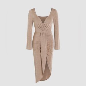 🆕Beige elegant party dress special ocassion